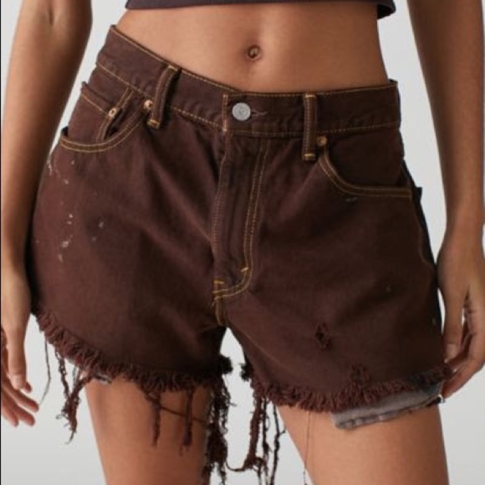 Urban Renewal Remade Low-Rise Slouchy Denim Short